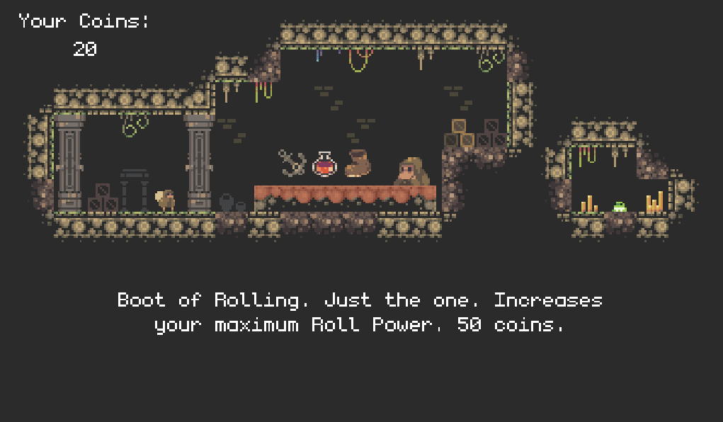 A screenshot of the ingame shop interface