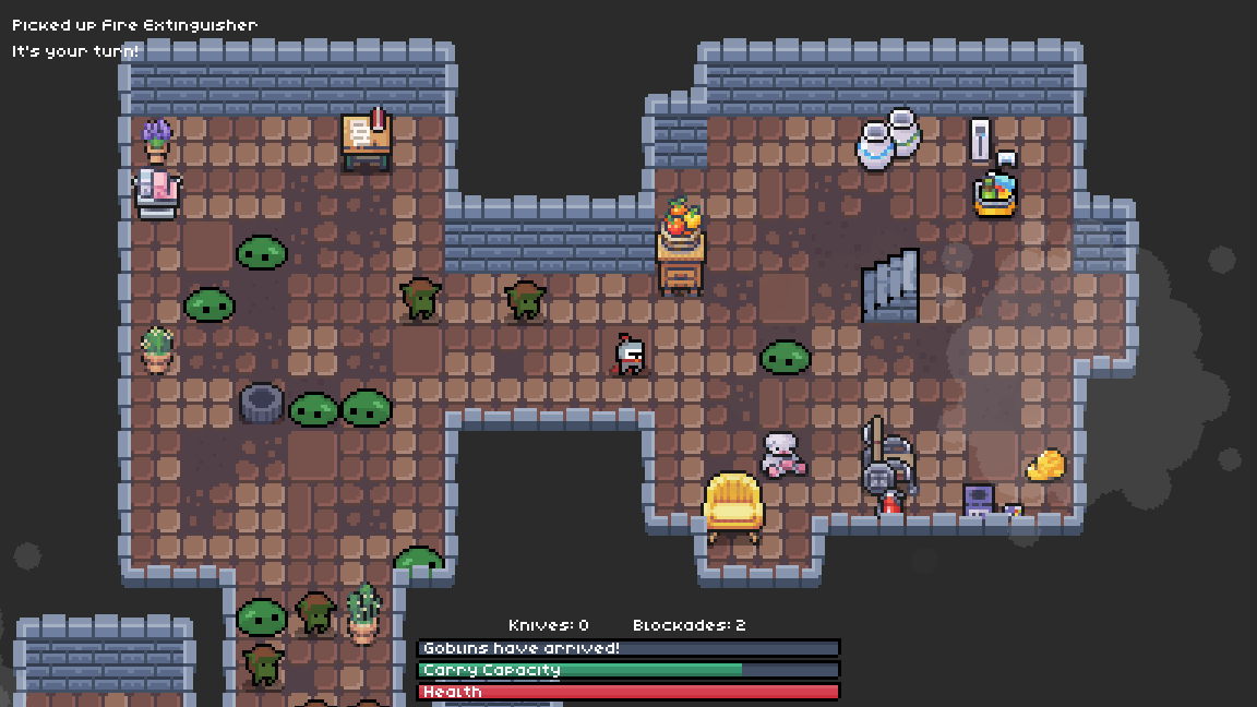 A screenshot showing gameplay of the game