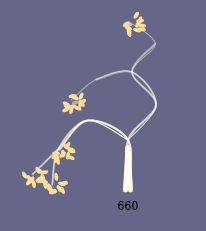 A rendering of a tree, with one heavy branch hanging low on the left side