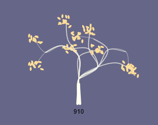 A rendering of a large tree, with a lot of branches
